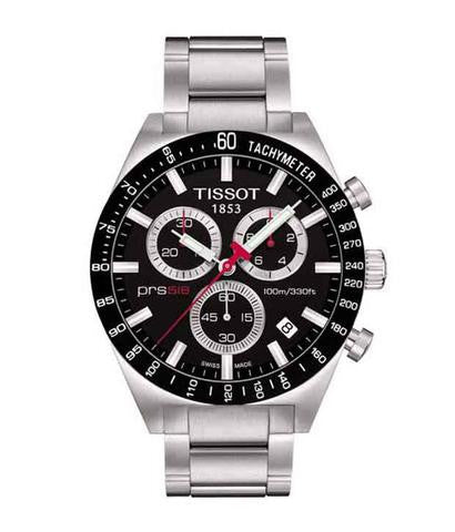 Tissot PRS 516 Black Chronograph Watch